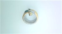Ringe Ti Sento Milano Dame in Silber Malachite 12203EM-54 - 12203EM-58